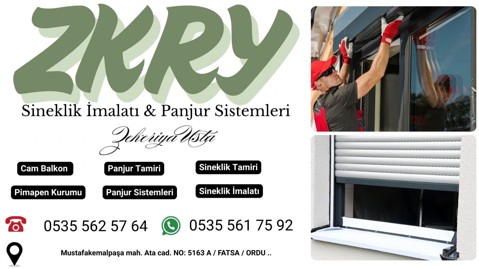 Ordu Panjur Tamiri